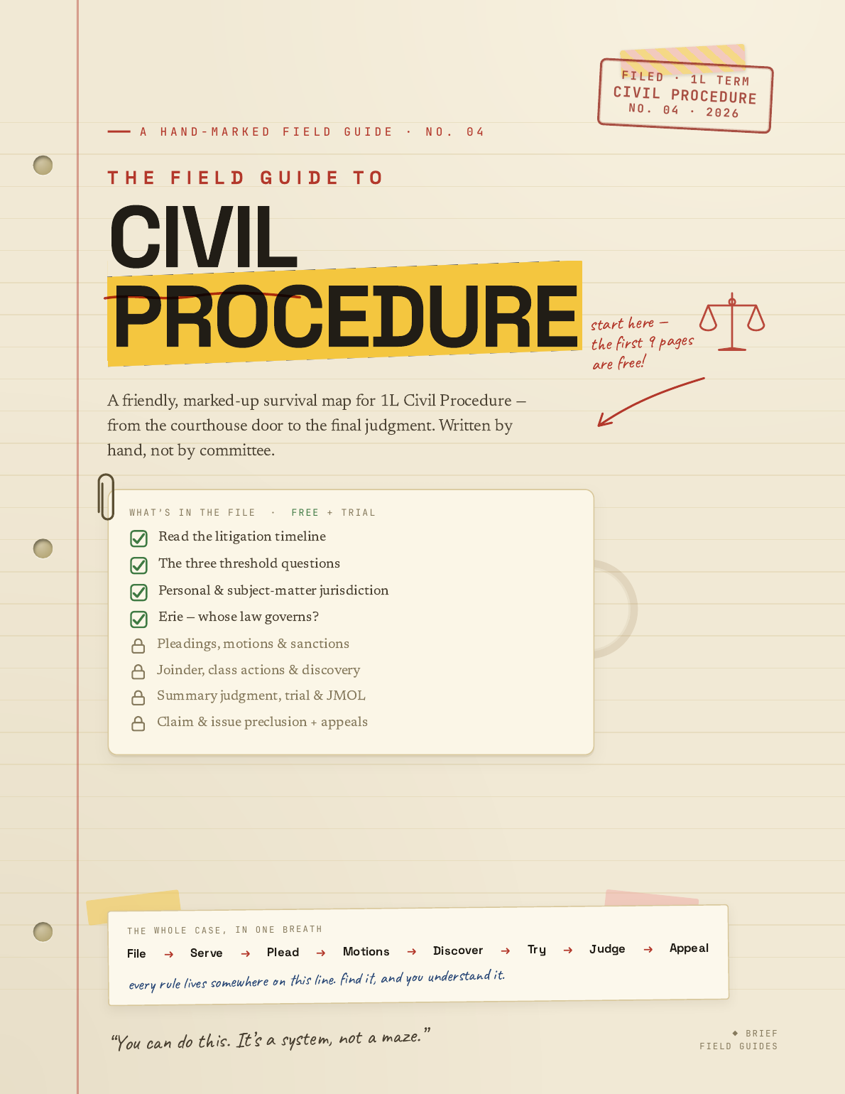 The Field Guide to Civil Procedure — page 1 of 22