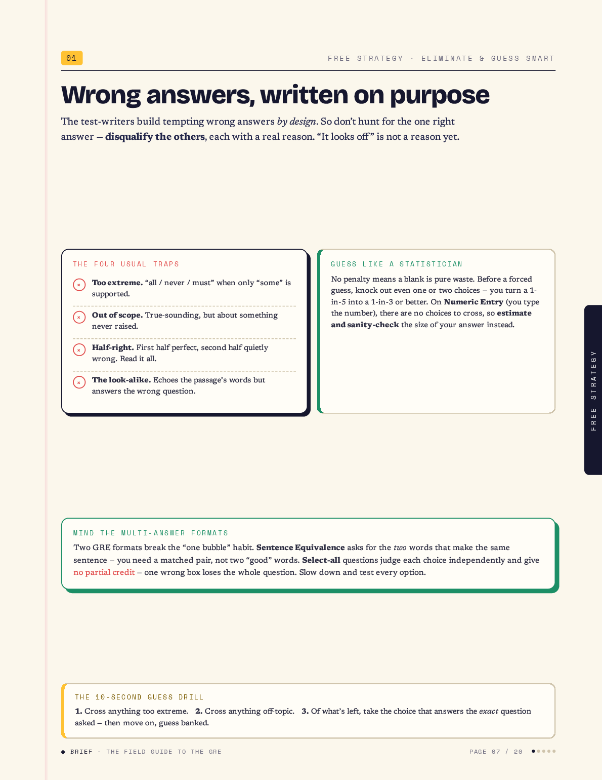 The Field Guide to the GRE — page 7 of 20