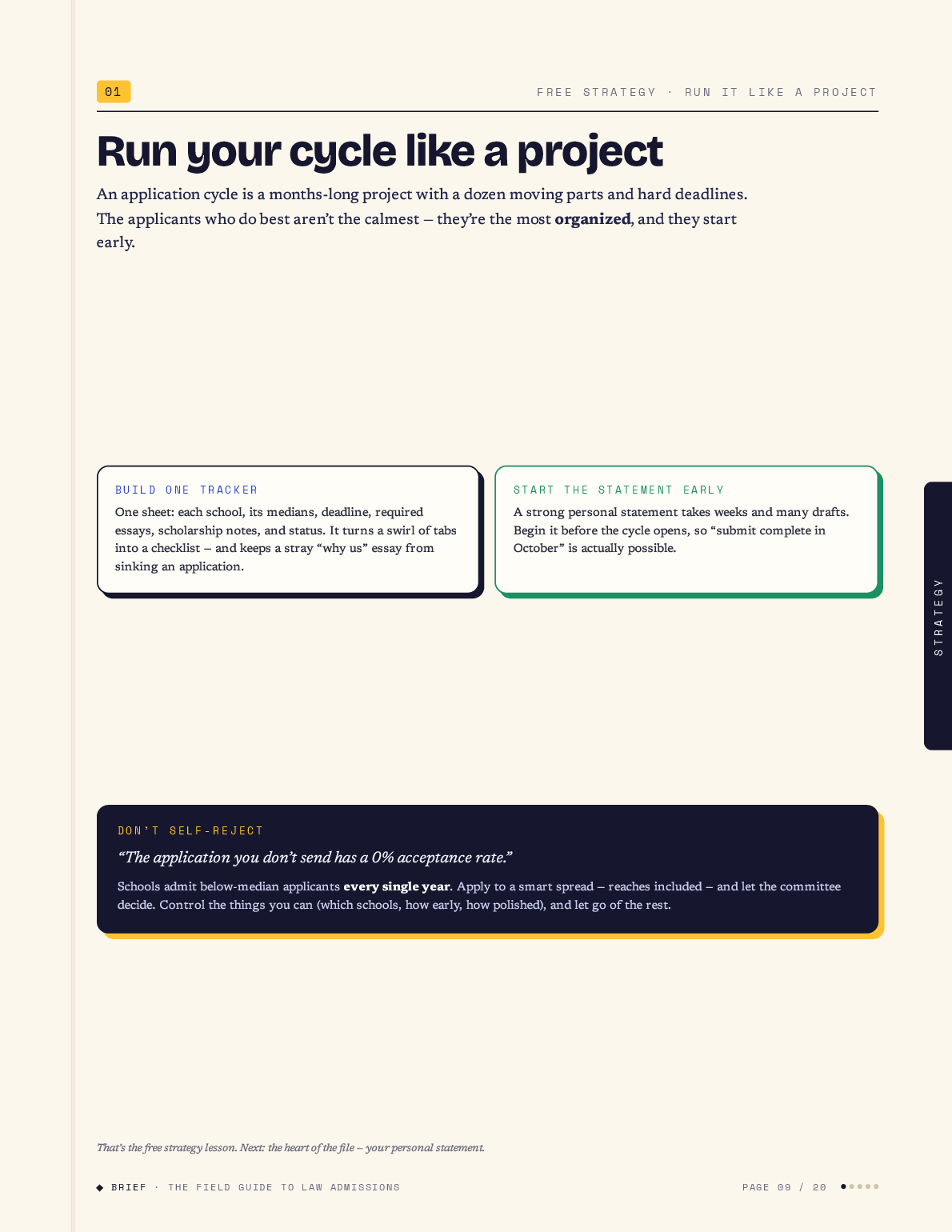The Field Guide to Getting In — page 9 of 20