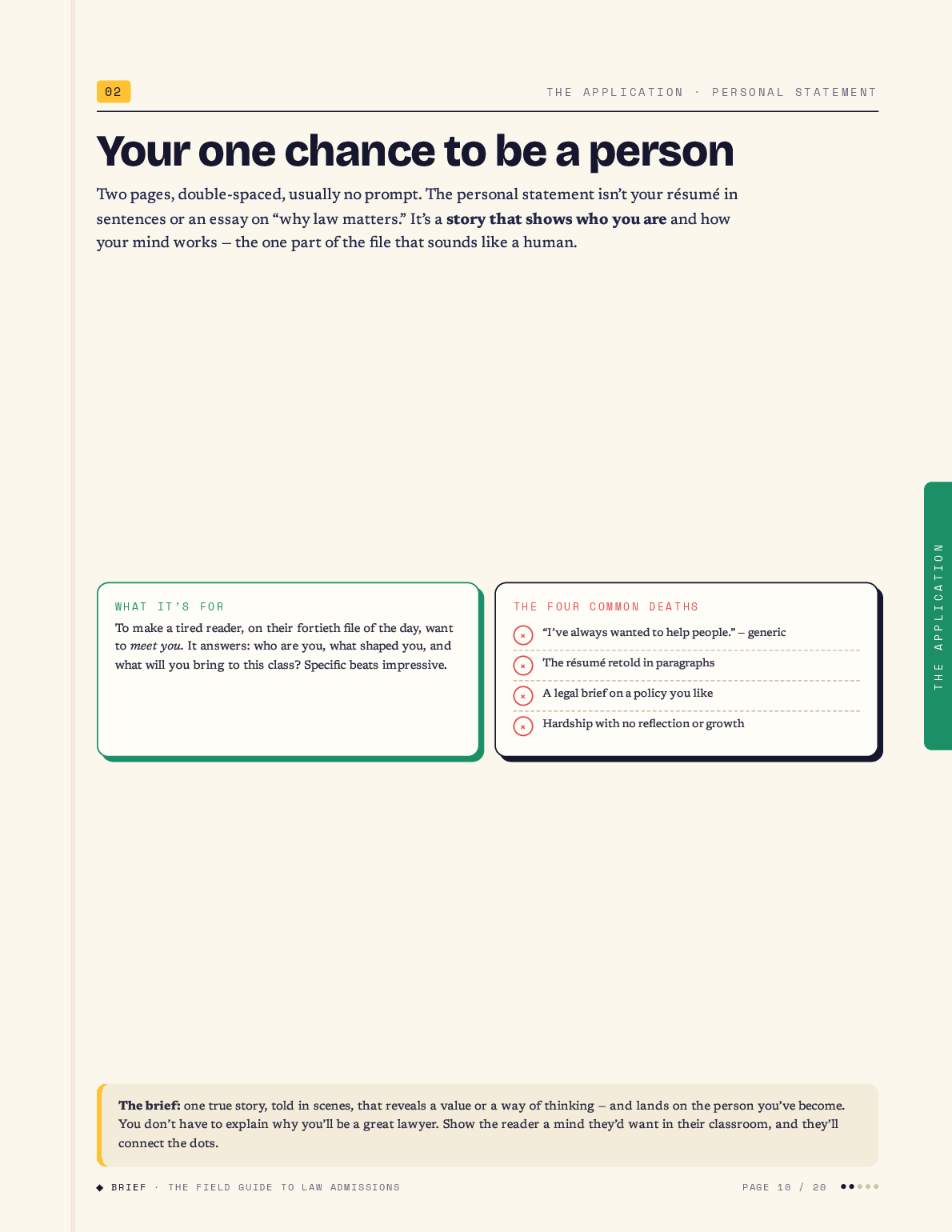 The Field Guide to Getting In — page 10 of 20
