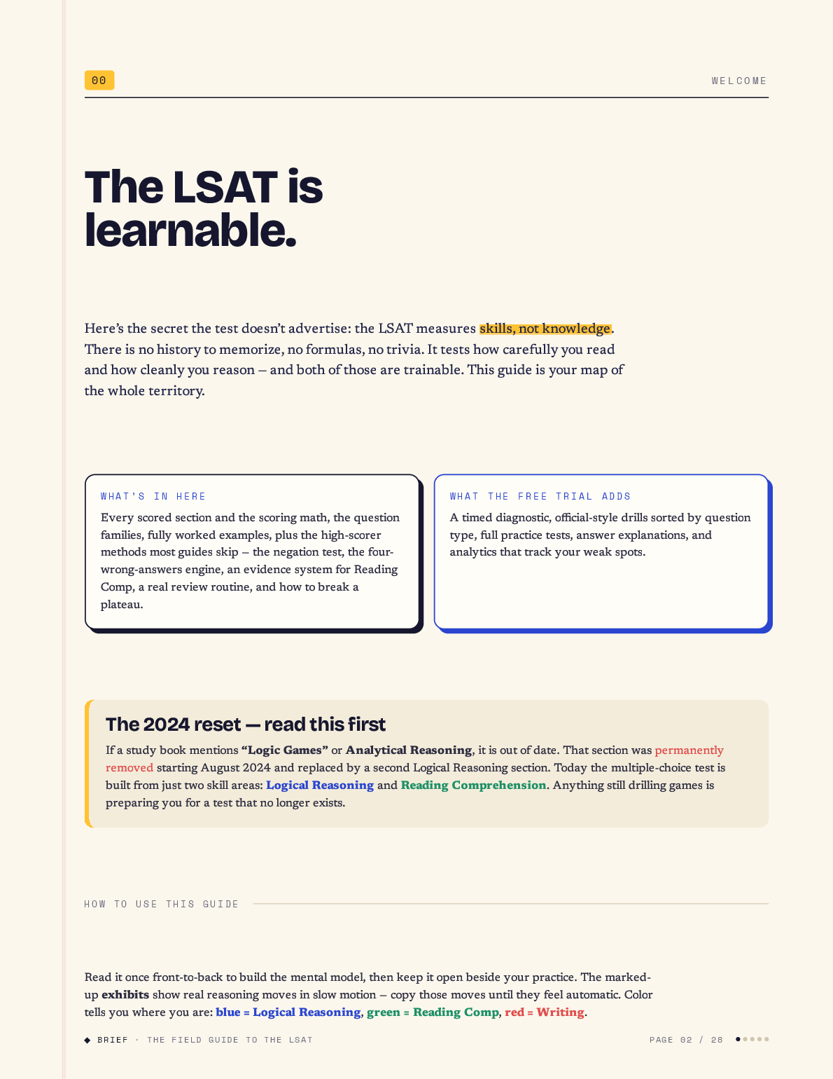 The Field Guide to the LSAT — page 2 of 28
