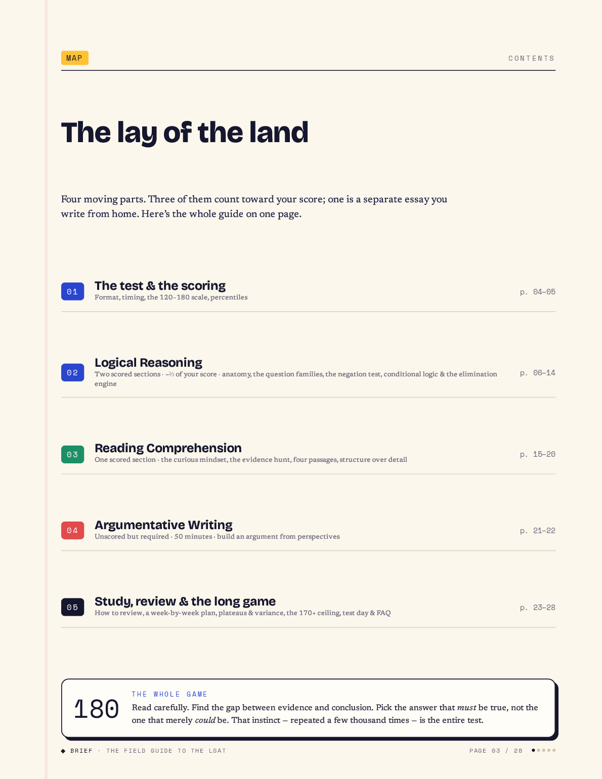 The Field Guide to the LSAT — page 3 of 28